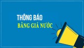 Bảng giá nước